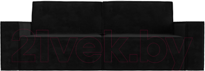 Диван Лига Диванов Куба (велюр черный)