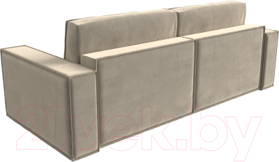 Диван Лига Диванов Куба (микровельвет бежевый)