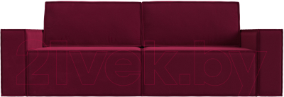 Диван Лига Диванов Куба (микровельвет бордовый)