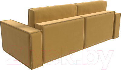 Диван Лига Диванов Куба (микровельвет желтый)