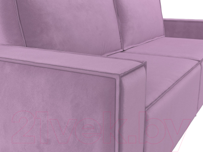 Диван Лига Диванов Куба (микровельвет сиреневый)