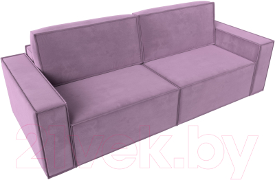 Диван Лига Диванов Куба (микровельвет сиреневый)