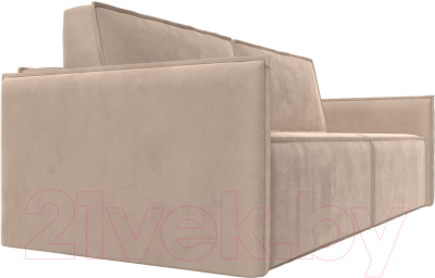 Диван Лига Диванов Либерти (велюр бежевый)