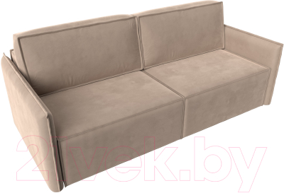 Диван Лига Диванов Либерти (велюр бежевый)