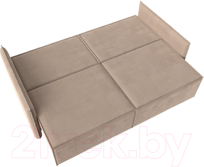 Диван Лига Диванов Либерти (велюр бежевый)
