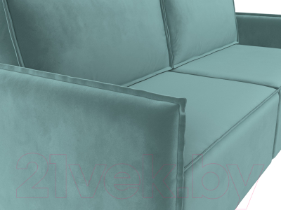 Диван Лига Диванов Либерти (велюр бирюзовый)