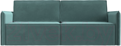 Диван Лига Диванов Либерти (велюр бирюзовый)