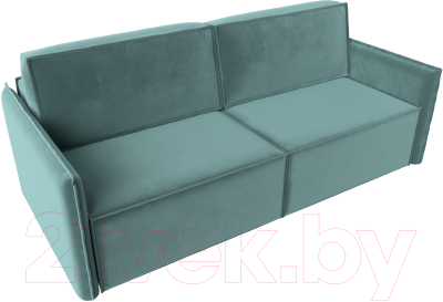 Диван Лига Диванов Либерти (велюр бирюзовый)