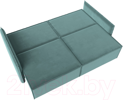Диван Лига Диванов Либерти (велюр бирюзовый)