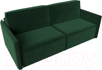 Диван Лига Диванов Либерти (велюр зеленый)