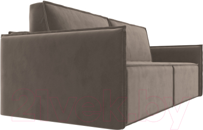 Диван Лига Диванов Либерти (велюр коричневый)