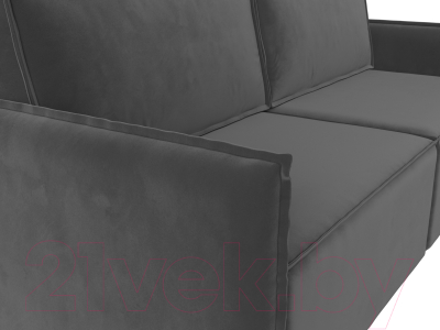 Диван Лига Диванов Либерти (велюр серый)