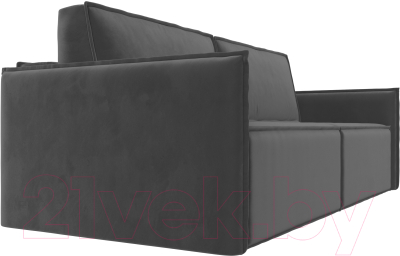 Диван Лига Диванов Либерти (велюр серый)