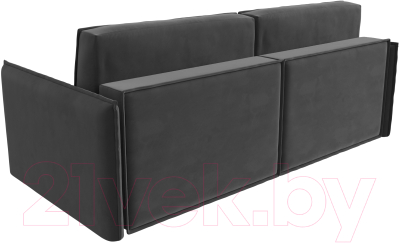 Диван Лига Диванов Либерти (велюр серый)