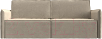 Диван Лига Диванов Либерти (микровельвет бежевый)