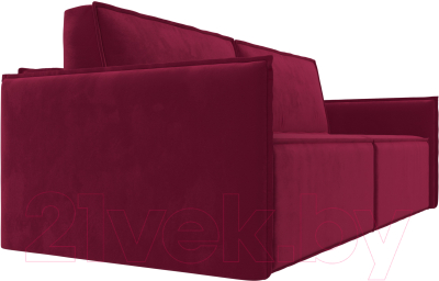 Диван Лига Диванов Либерти (микровельвет бордовый)