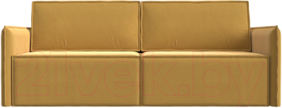 Диван Лига Диванов Либерти (микровельвет желтый)