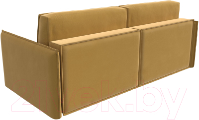 Диван Лига Диванов Либерти (микровельвет желтый)
