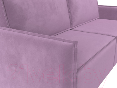Диван Лига Диванов Либерти (микровельвет сиреневый)