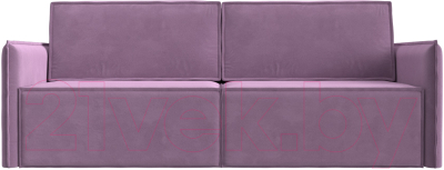 Диван Лига Диванов Либерти (микровельвет сиреневый)