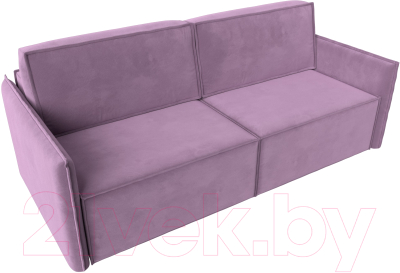 Диван Лига Диванов Либерти (микровельвет сиреневый)