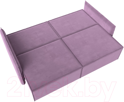 Диван Лига Диванов Либерти (микровельвет сиреневый)