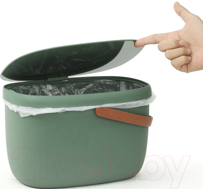 Контейнер для пищевых отходов Qualy Foody / QL10380-GN