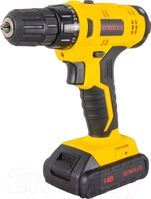 Аккумуляторная дрель-шуруповерт EUROLUX ДА-14/2Li (72/14/39) - фото