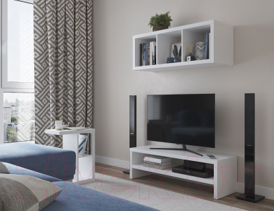 Тумба Mio Tesoro Энкель TV12 (белый)