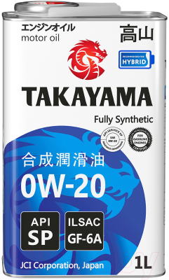 Моторное масло Takayama 0W20 GF-6А SP / 605140 - фото
