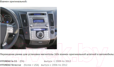 Переходная рамка Incar RHY-N06