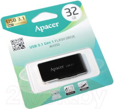 Usb flash накопитель Apacer AH350 32GB (AP32GAH350B-1)