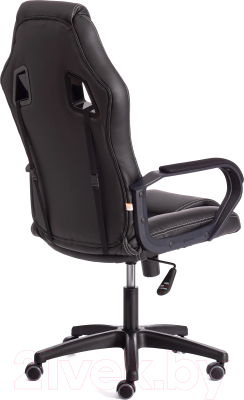 Кресло геймерское Tetchair Driver кожзам/ткань (черный/черный)