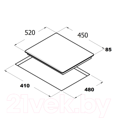 Газовая варочная панель Schtoff H 4502 P05 IS