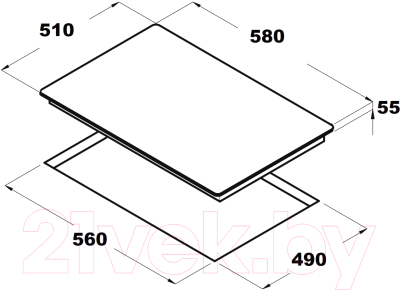 Газовая варочная панель Schtoff H 6105 P06 IS