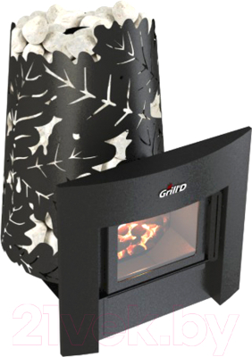 Печь-каменка Grill'D Dubravo 180 Window - фото