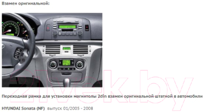 Переходная рамка Incar RHY-N03