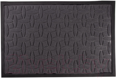 Коврик грязезащитный Рыжий кот Листья / 008453 - фото