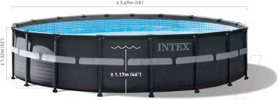 Каркасный бассейн Intex Ultra Frame / 26330