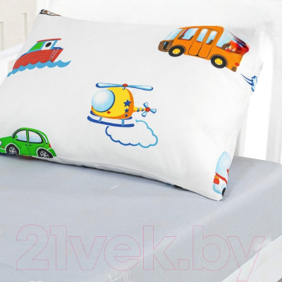 Комплект постельный для малышей АртПостель Моторчик 130
