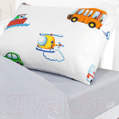 Комплект постельный для малышей АртПостель Моторчик 130