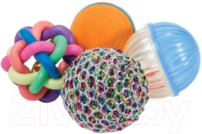 Набор игрушек для кошек Triol 4 мяча / 22181066 - фото