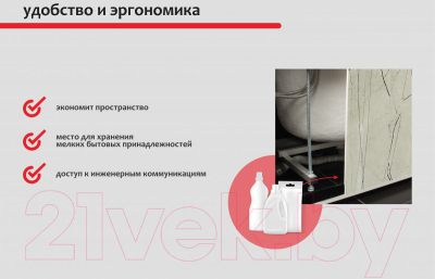 Экран для ванны Perfecto Linea 36-031810