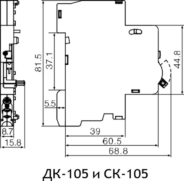 Дополнительный контакт DEKraft 13303DEK