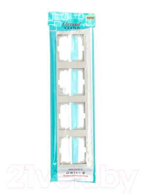 Рамка для выключателей и розеток Lezard Vesna 742-3700-149
