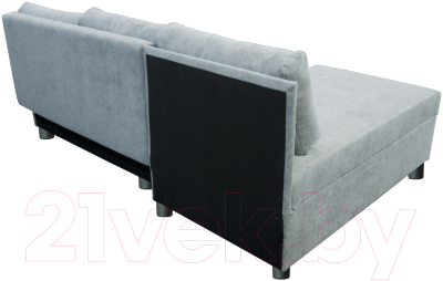 Диван угловой Mio Tesoro Farris 4УС+0Пд (Santos Light Grey)