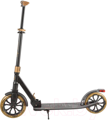 Самокат городской Plank City P22-CITY230BR (черный/коричневый)