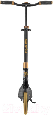 Самокат городской Plank City P22-CITY230BR (черный/коричневый)