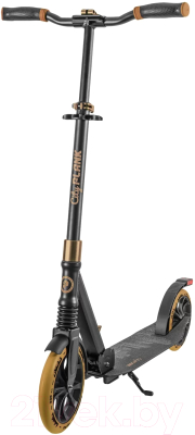 Самокат городской Plank City P22-CITY230BR (черный/коричневый)