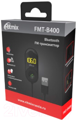 FM-модулятор Ritmix FMT-B400